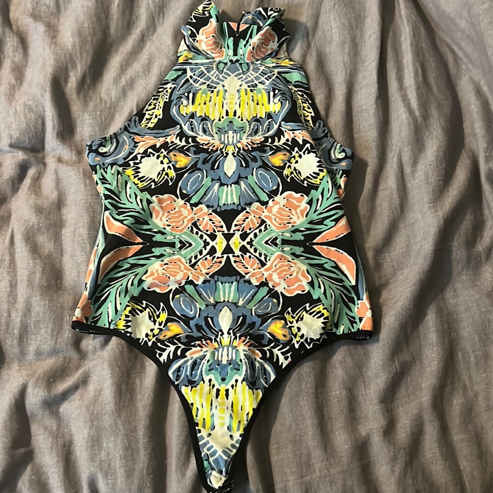 Free people turtleneck body suit